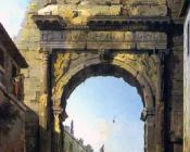 卡纳莱托 : Rome, The Arch of Titus